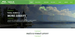Desktop Screenshot of liptov.sk